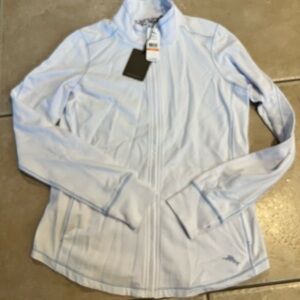 NWT! Tommy Bahama Jen & Terry Women's White Sweatshirt Jacket